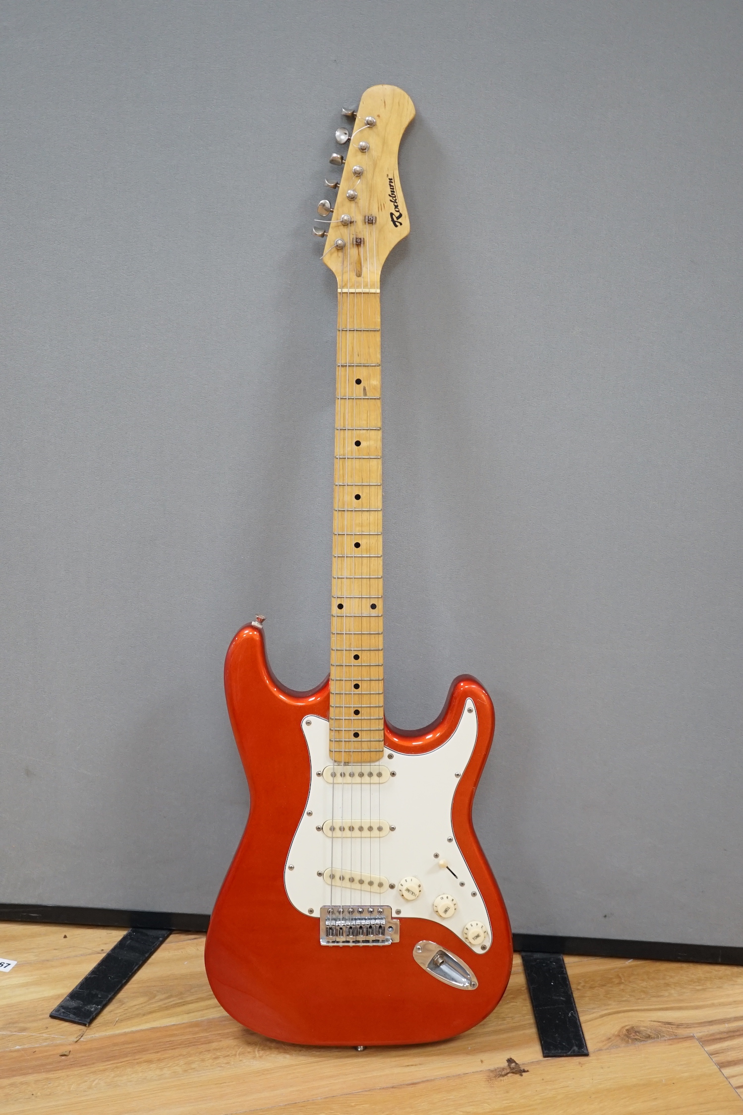 A Rockburn electric guitar